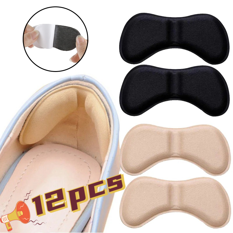 Heel Liner Grip - 12 Buah Bantalan Tumit Penghilang Rasa